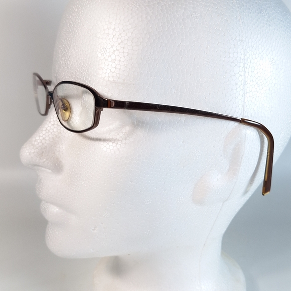Anne Klein NY Bronze Brown Metal Eyeglasses Oval Frame AK9087 494 51 16 135 - Picture 2 of 9